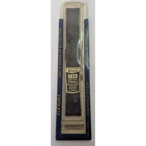 Regal Watch Band Unisex Extra Long Black New Vintage Timex Fit 150 Strap